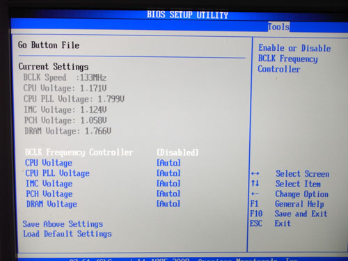 ASUS Maximus III Gene BIOS Go